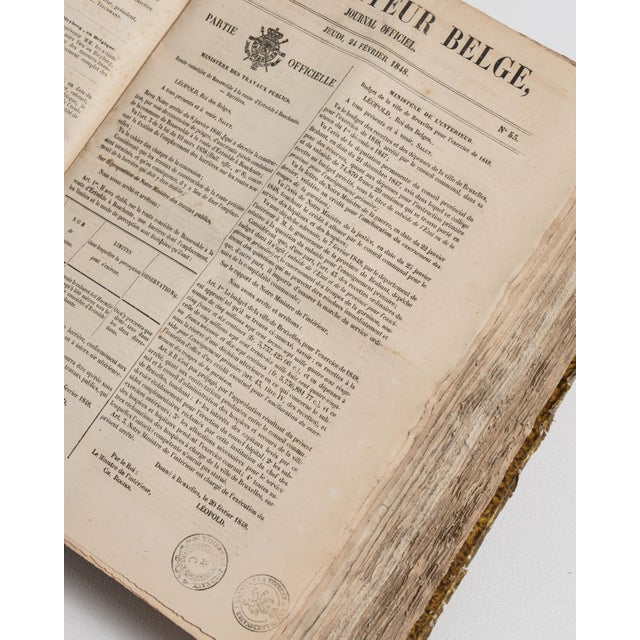 Early 20th Century France Chocolate Wood Book For Sale - Image 13 of 15