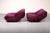 Step into the world of iconic Italian design with this rare set of Papillon lounge chairs, crafted in 1974 by renowned...