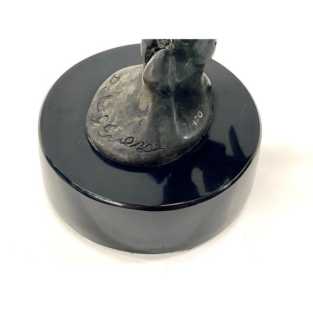 The Majestic Dolphin Signed Dale Evers - 7/450 Limited Edition, Bronze With Marble Base For Sale - Image 9 of 11