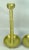Indian 1800s Large Brass Indo-British Raj Pricket Candle Holders- a Pair For Sale - Image 3 of 12