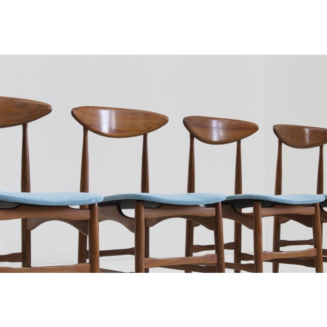 Vintage Italian Dining Room Chairs, 1960s, Set of 4 For Sale - Image 6 of 11