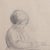 1920s Guillaume Dulac, Portrait of a Young Girl Writing, 1920s, Pencil on Art Paper For Sale - Image 5 of 12