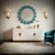 A stunning Murano glass mirror in flaming blue. A mirror that will adorn your home, both for its design and its vibrant...
