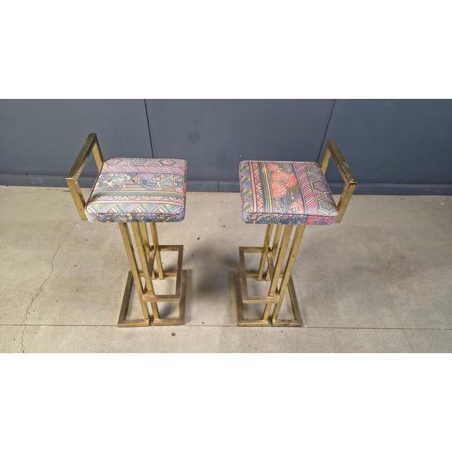 Bar Stools from Belgochrom, 1970s, Set of 2 For Sale - Image 4 of 12
