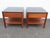 Knoll Two Tones Mid Century Modern Nightstands Bedside Tables a Pair 6597 For Sale - Image 16 of 17