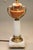 Art Deco 1930s French Depose Art Deco Neo Classic White/Salmon Onyx Marble Column & Urn Bronze Table Lamp For Sale - Image 3 of 9