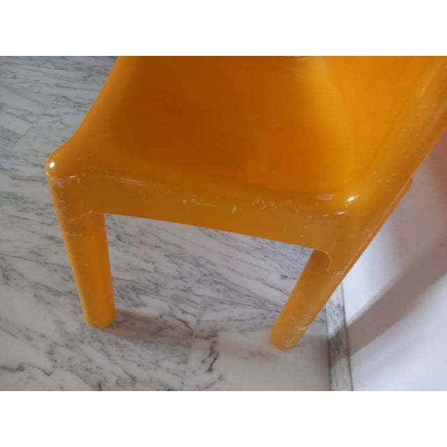 Yellow 4865 Chairs by Carlo Bartoli for Kartell, 1970s, Set of 2 For Sale - Image 13 of 18