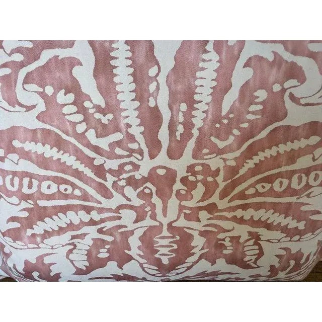 Early 21st Century Baroque Pillows by Melissa Levinson, Fortuny-Style Cotton, Italy For Sale - Image 5 of 8