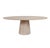 Our Jefferson oval dining table makes the most of its classic, minimalist silhouette. The tapered wood base has a stately...