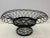 Metal Vintage French Large Woven Black Metal Basket Centerpiece For Sale - Image 7 of 7