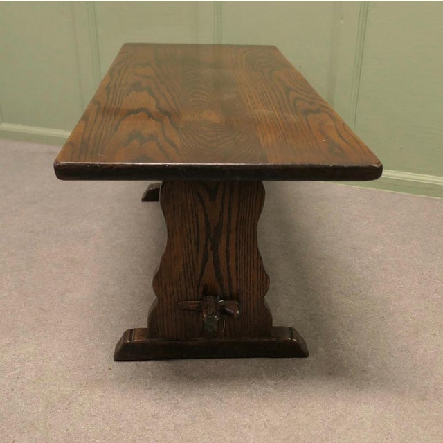 Good Farmhouse Oak Refectory Style Coffee Table This is a very sturdy table, made in the refectory style, it is made in...