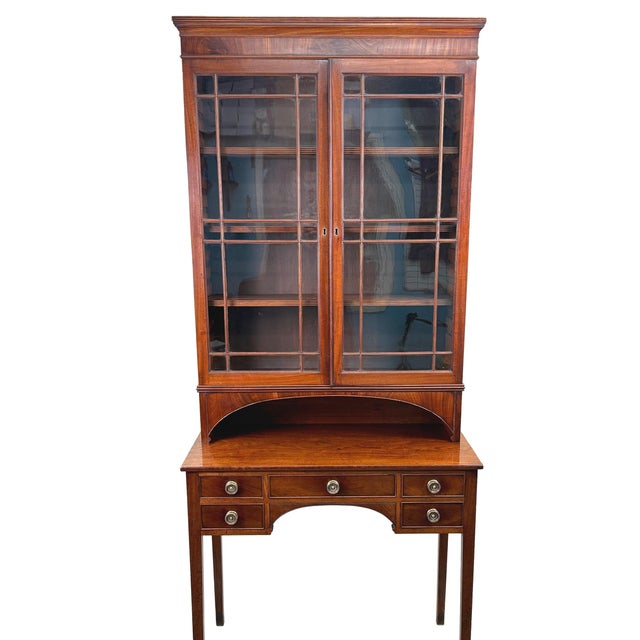Antique Georgian Mahogany Display Cabinet, 1790 For Sale - Image 17 of 18