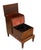Wood Library Stair Steps of Mahogany and Leather in the Regency Style From England For Sale - Image 7 of 9