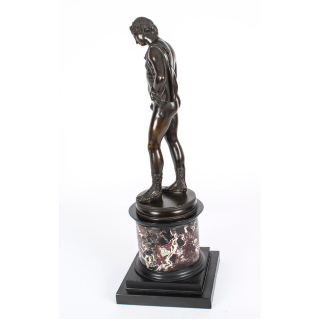 Grand Tour Figure of David, 19th Century, Bronze For Sale - Image 12 of 18