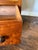Brown Vintage Traditional Solid Wood 2-Drawer Mobile File Cabinet on Darnell Industrial Casters For Sale - Image 8 of 12