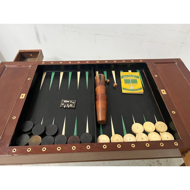 Louis XVI Mahogany Tric Trac Games Table, 1700s For Sale - Image 5 of 18