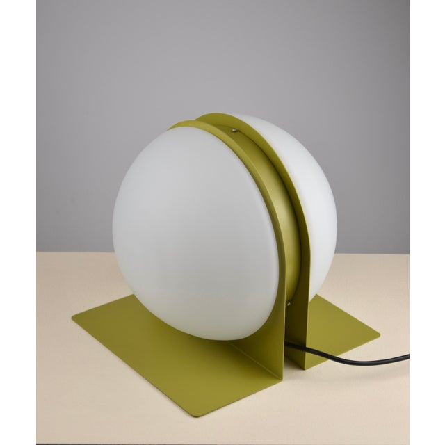 Very rare original table lamp model 10445 designed around 1970 by Ben Swildens and produced by the French lighting company...