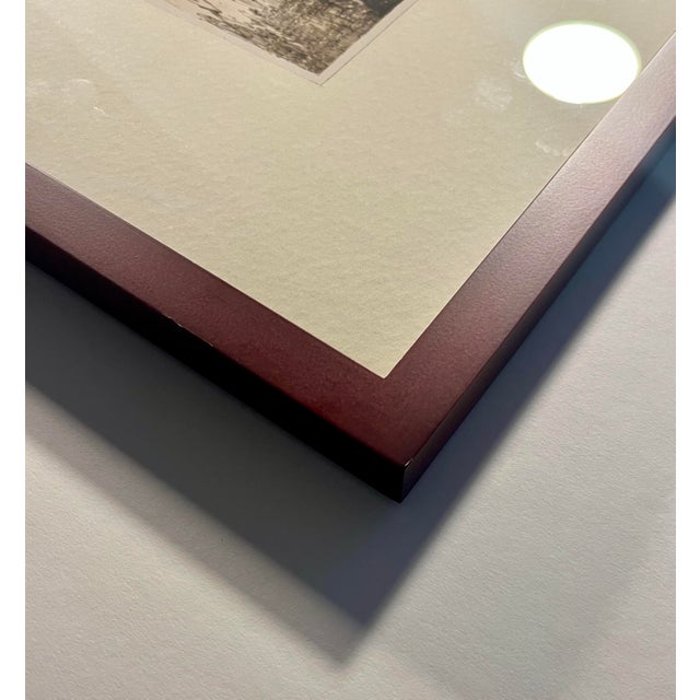 1889 "Falls in Alum Rock Park" Etching by American Artist George Spiel, Framed For Sale In Los Angeles - Image 6 of 7