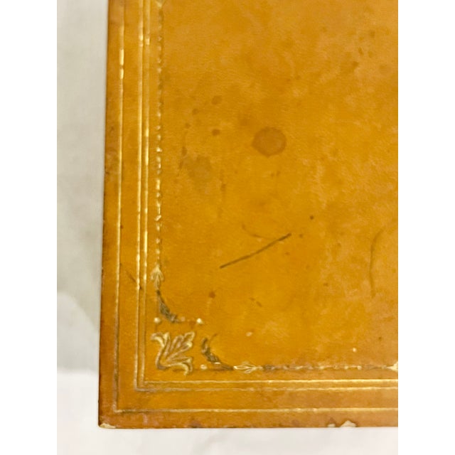 Antique French Gilt Leather-Bound Book Box For Sale - Image 12 of 16