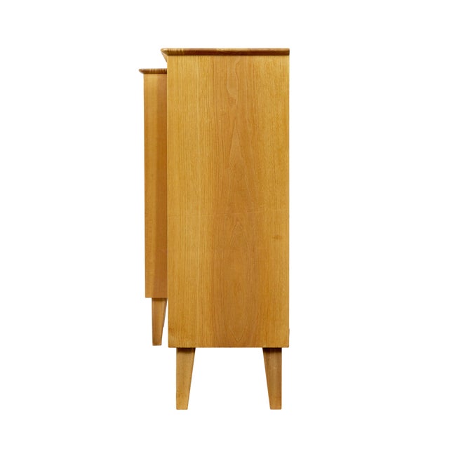 Mid-Century Elm Low Open Bookcase by Ferdinand Lundquist, 1950s For Sale - Image 11 of 12