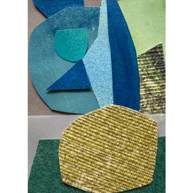 "Petal 3" Original Mixed-Media Collage on Paper by Zac Woodiel For Sale - Image 9 of 10