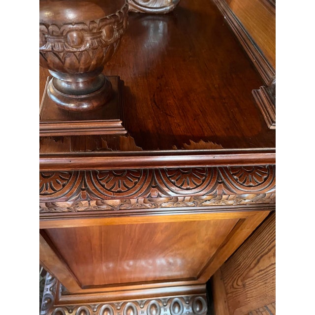 Antique French Buffet/ Cabinet From Estate of Prince Ruspoli, 9 Ft Tall For Sale - Image 10 of 12