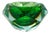 Large Green and Yellow Ashtray by Flavio Poli for Seguso, 1960s For Sale