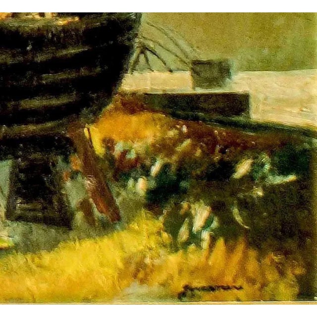 1950s Shipyard - Oil on Canvas by Paul Guiramand - 1955 ca. 1955 ca. For Sale - Image 5 of 6