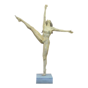 Late 20th Century Richard Hallier Large Outdoor Bronze Sculpture