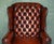 Chesterfield Wingback Swivel Office Chair in Hand-Dyed Leather from Harrods London, 1970s For Sale - Image 3 of 18