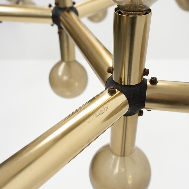 Metal Atomic Ceiling Lamp by Haussmann for Swisslamps International, 1960s For Sale - Image 7 of 16