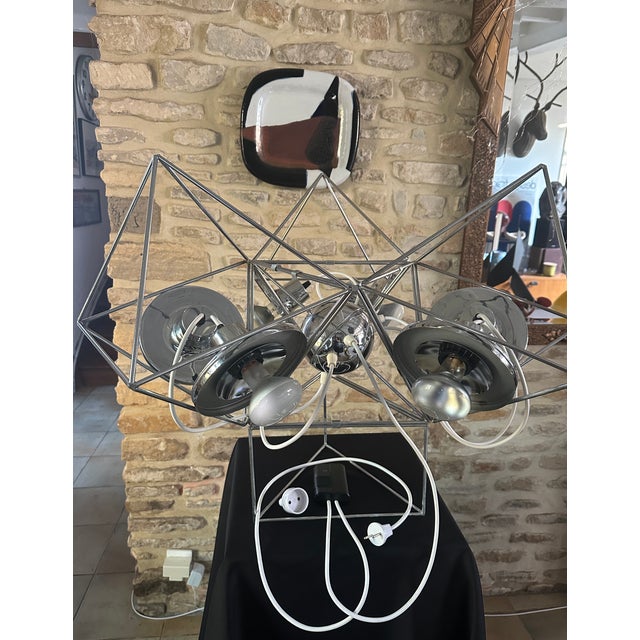 Polyhedra Sculpture Lamp from Guzzini, 1971 For Sale - Image 9 of 18