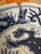 Ceramic Antique Chinese Blue & White Dragon Porcelain Plate, With Staples For Sale - Image 7 of 13