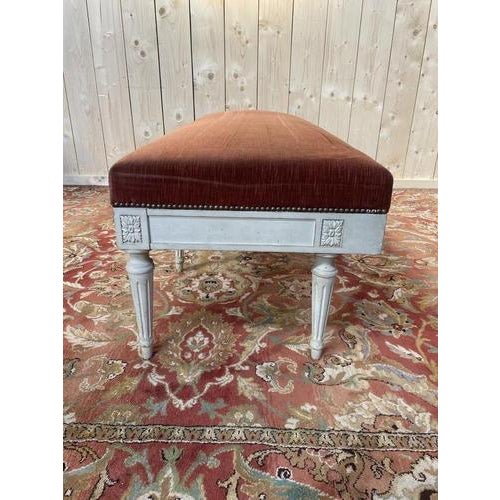 Louis XVI Style Bench For Sale - Image 4 of 6