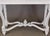 Late 19th Century Late 19th Century William Kent Style English Hall or Console Table. White With Marble Top For Sale - Image 5 of 6