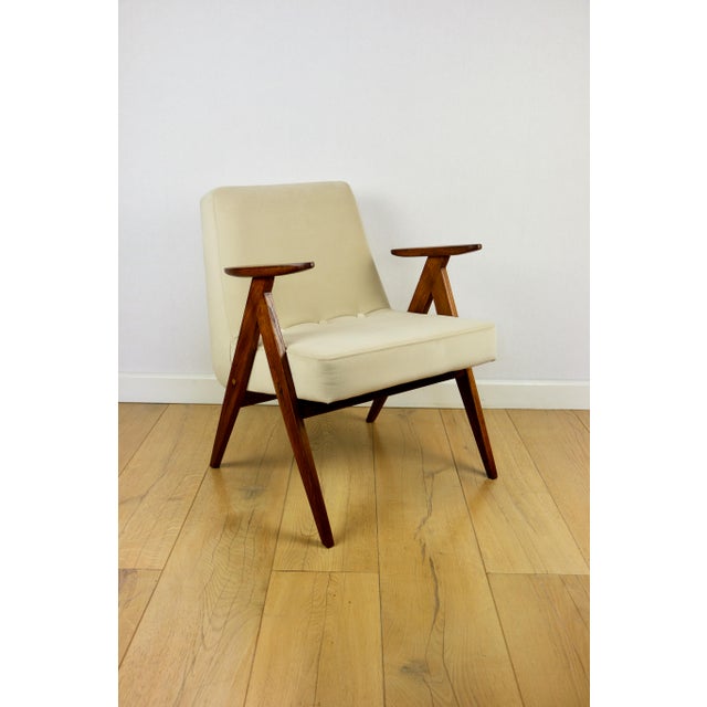 366 Lounge Chair in Dark Oak by Chierowski, 1970s For Sale - Image 6 of 11