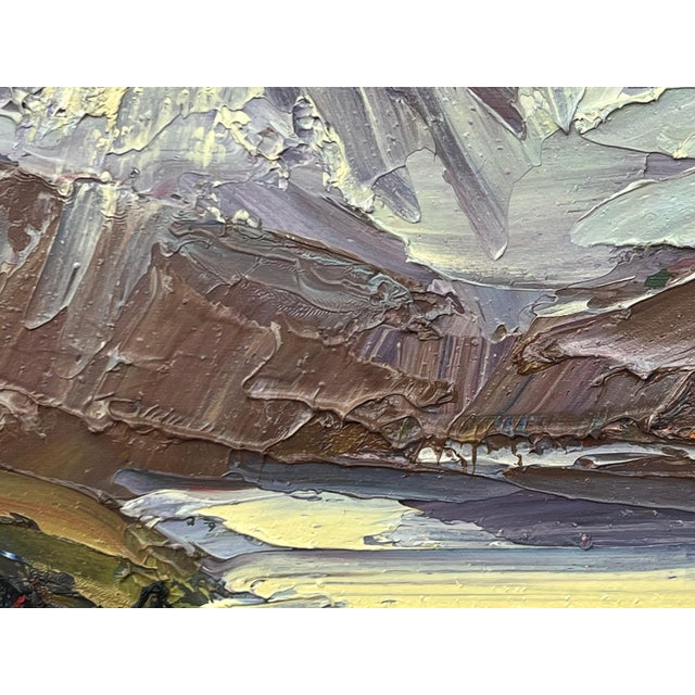 Impasto Oil Painting of Derwent Water in Keswick in the Lake District of England 2011 For Sale - Image 17 of 17
