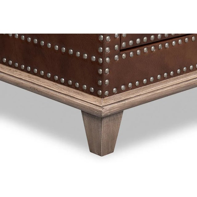 Leather Coffee Table For Sale - Image 10 of 12