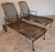Black Sam Blount Company Wrought Iron Floral Chaise Loungers — Vintage Pair For Sale - Image 8 of 18