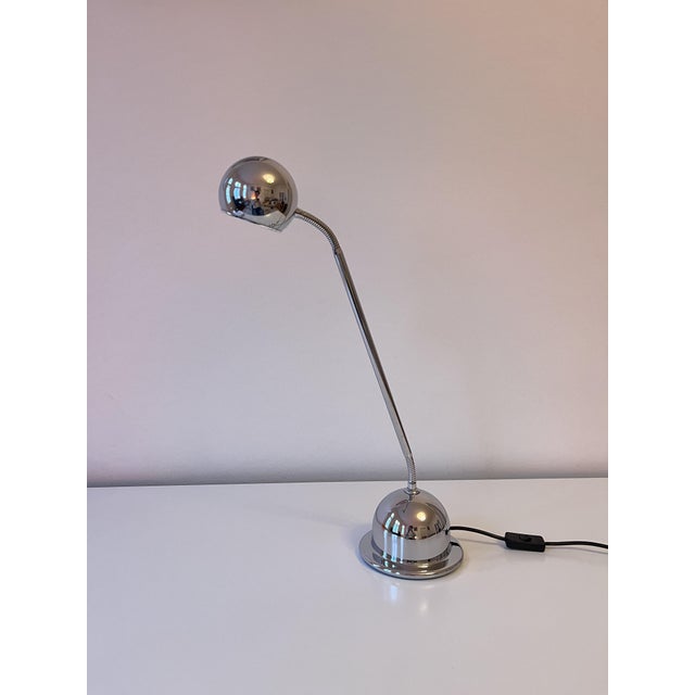 Space Age Chrome Table Lamp, 1970s For Sale - Image 6 of 9