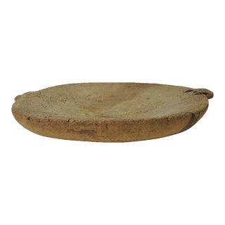 Rustic Monumental Rustic Hand-Carved Solid Maple Wood Serving Bowl For Sale