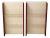 Very Rare! A Pair of 1970s Mid-Century Modern Peter Pepper Walnut Wall Mount Magazine Racks - A Pair For Sale
