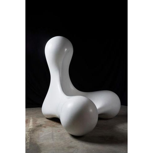 Kortekaas Chair in White Fiberglass, 1970 For Sale - Image 6 of 15