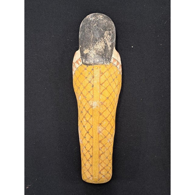 Ramesside Dynasty Egyptian Polychromed Ushabti New Kingdom Decorative For Sale - Image 13 of 14