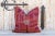 Maroon Tanvi Sindh Sami Square Pillow For Sale - Image 8 of 8