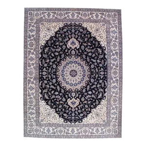 2020s Navy Habibian Nain Silk & Wool 6l