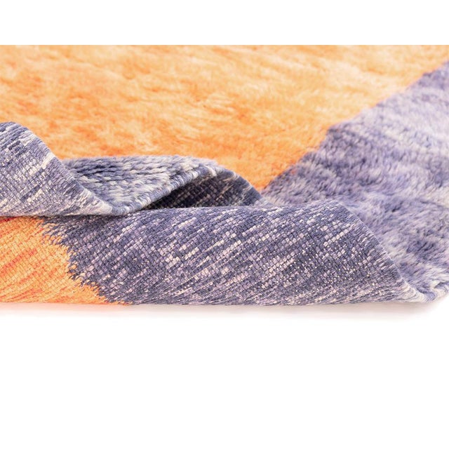 Hand-Knotted Wool Rug by Azele Studio For Sale - Image 4 of 11