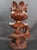 Asian Large Vintage Hand Carved Solid Wood Dragon and Lotus Sculpture For Sale - Image 3 of 11