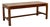 English Mahogany Campaign Coffee Table, Circa 1960 For Sale