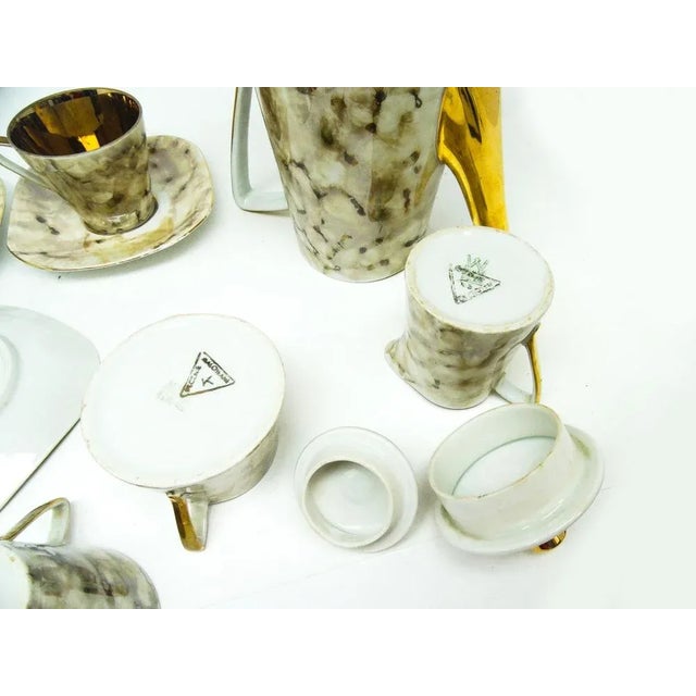 Postmodern Pop-Art Coffee Set from Wawel Pottery, Poland, 1960s, Set of 13 For Sale - Image 3 of 11